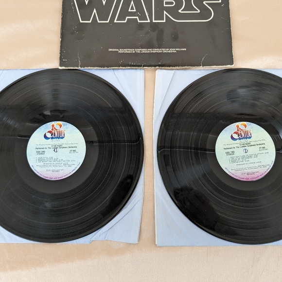 Vtg 1977 STAR WARS Album w/ 2 LPs (no poster) - Picture 3 of 5